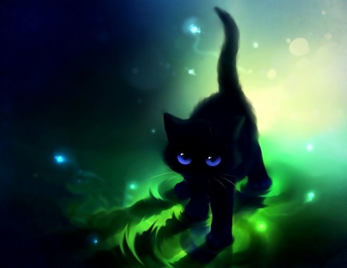 Warrior Cats Wallpaper - Cute Black Cat Drawing (#452331) - HD ...