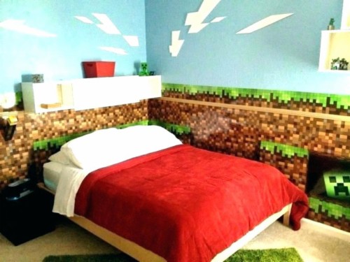 Minecraft Bedroom Decorations Decorating Ideas Beautiful