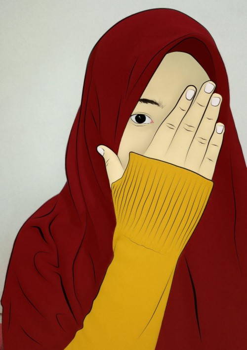 26 Gambar Kartun  Keren Hijab  Kumpulan Gambar Kartun 