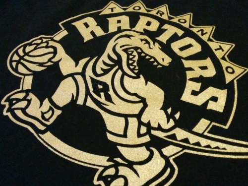 gold raptors shirt