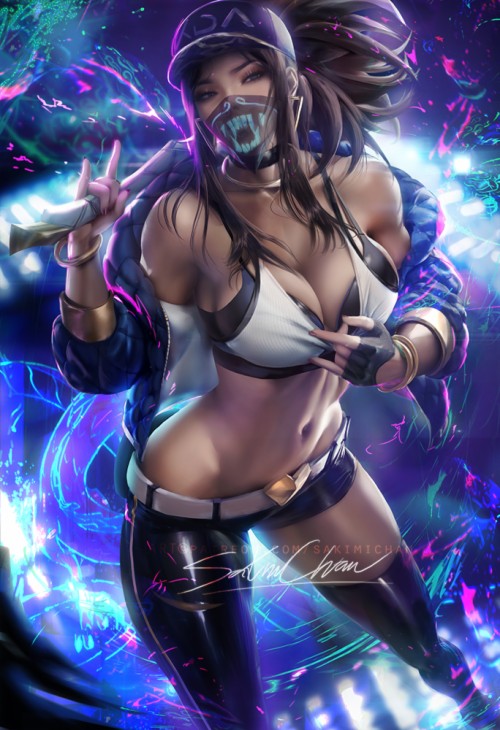 Wallpaper Engine on X: KDA Sakimichan Wallpaper Engine    / X