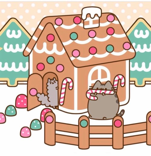 Best 10 Cute Cat Wallpaper Ideas On Pinterest - Pusheen Wallpaper Of  Christmas (#478333) - HD Wallpaper & Backgrounds Download