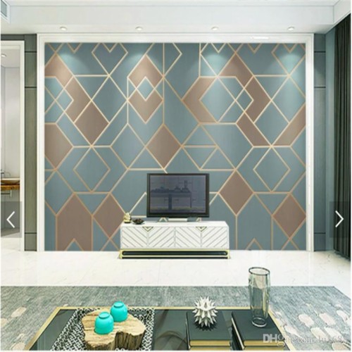 Wallpaper Custom Segitiga Geometric Pattern Abstract