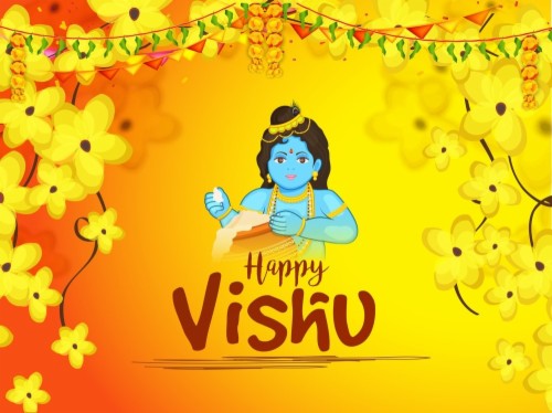 Vishu Wishes (#858683) - HD Wallpaper & Backgrounds Download