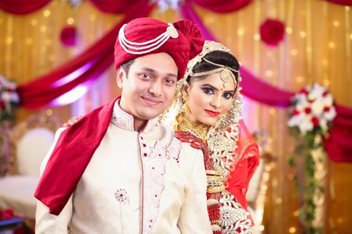 Akhilesh And Dimple At Their Wedding In Dimple Yadav