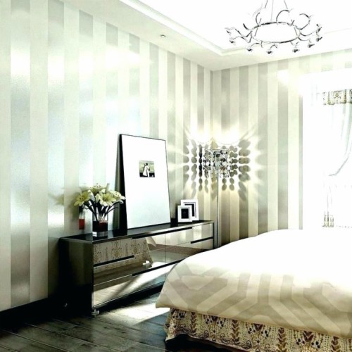 Glitter Wallpaper Bedroom Ideas Silver Wallpaper For