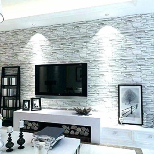 Grey Feature Wall Living Room Ideas
