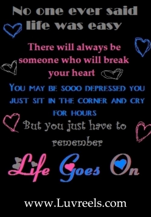 Life Goes On Wallpaper Depression Quotes About Love And Life 6538 Hd Wallpaper Backgrounds Download