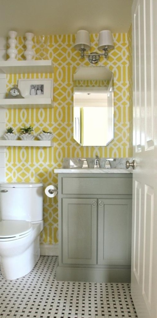 Small Bathroom Wallpaper Ideas Best Ideas About Small Half Bathroom