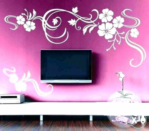 Easy Wall Painting Designs Bedroom Paint Ideas Design Wall