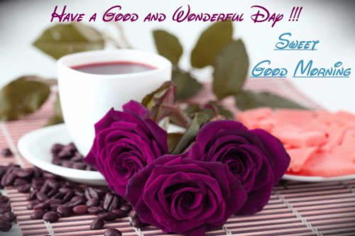 Good Morning With Fresh Rose Flowers And Coffee Hd Good Morning