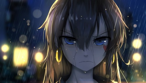 Crying Sad Eyes Wallpaper - Crying Eye Drawing Color (#381033) - HD Wallpaper & Backgrounds Download