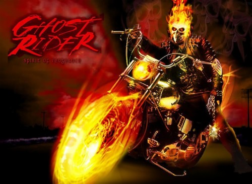 Ghost Rider Wallpaper And Background - Ghost Rider On Bike (#1968098 