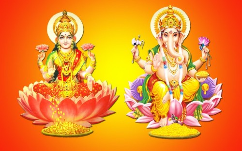 Download Beautiful Goddess Laxmi And Cute God Ganesh Images - Laxmi And ...