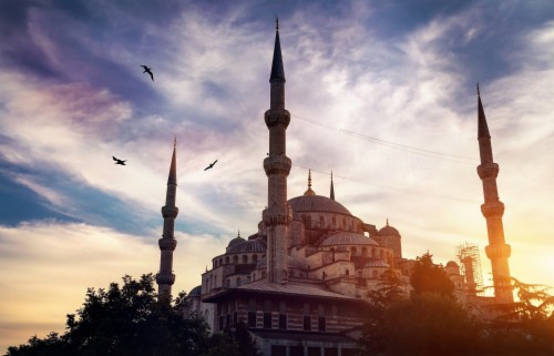 Background Masjid Bergerak Azka Gambar