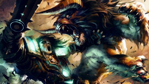 Wow Feral Druid Art (#778423) - HD Wallpaper & Backgrounds Download