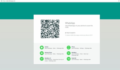 Whatsapp desktop login