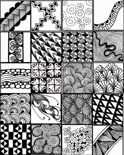 Download Zentangle Printables New 1000 Ideas About Doodle Patterns - Zentangle Pattern Sheets On ...