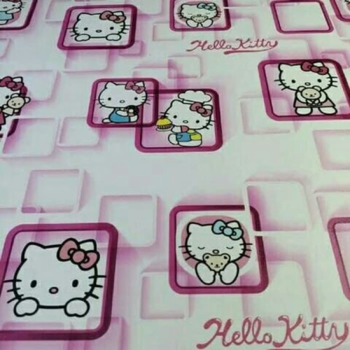 Wow 15 Wallpaper Dinding Kamar  Motif Hello  Kitty  Joen 