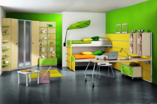 Beautiful Nature Design For Kids Bedroom Modern House
