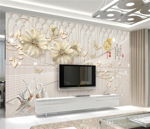 3d/5d /8d Diamond Luxury Wallpaper Wholesale 3d Hd - Golden Wallpaper ...