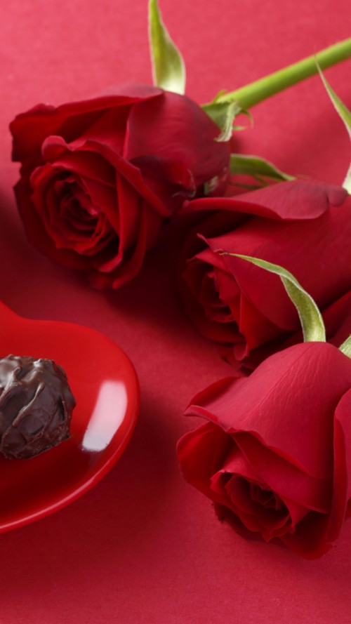 Confectionery, Chocolate, Lollipop, Rose, Heart Wallpaper - Roses And