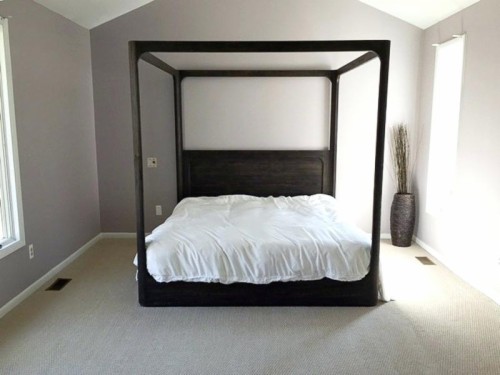 Click To See This Drastic Master Bedroom Makeover Featuring